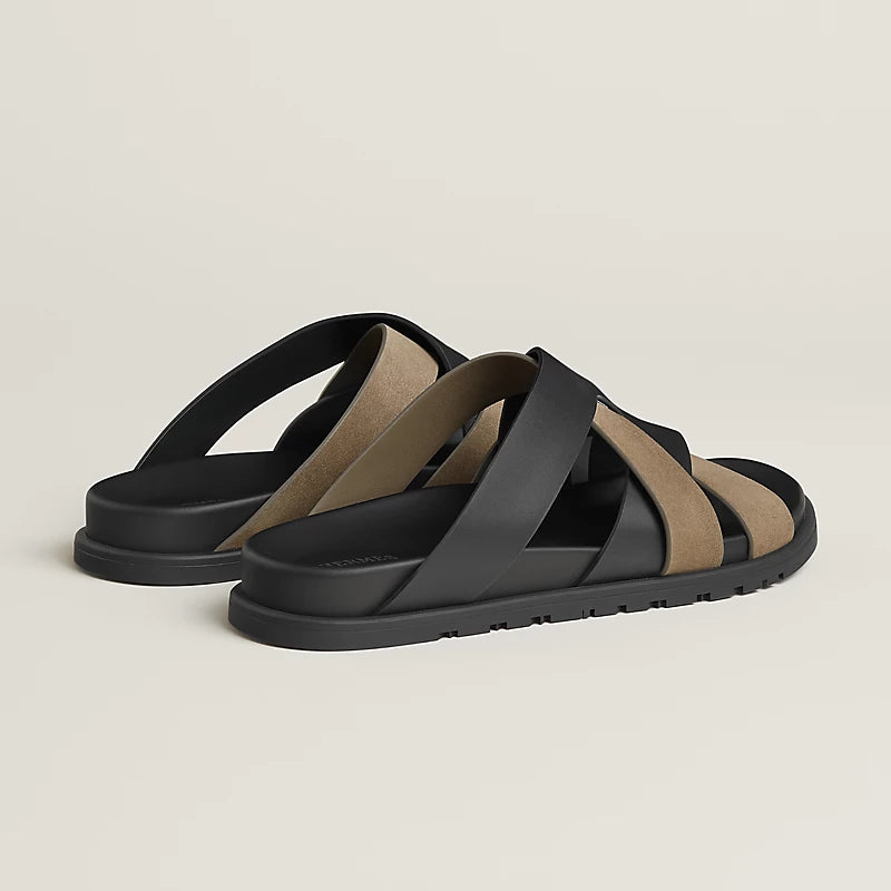Hermès Kazimir noir / étoupe