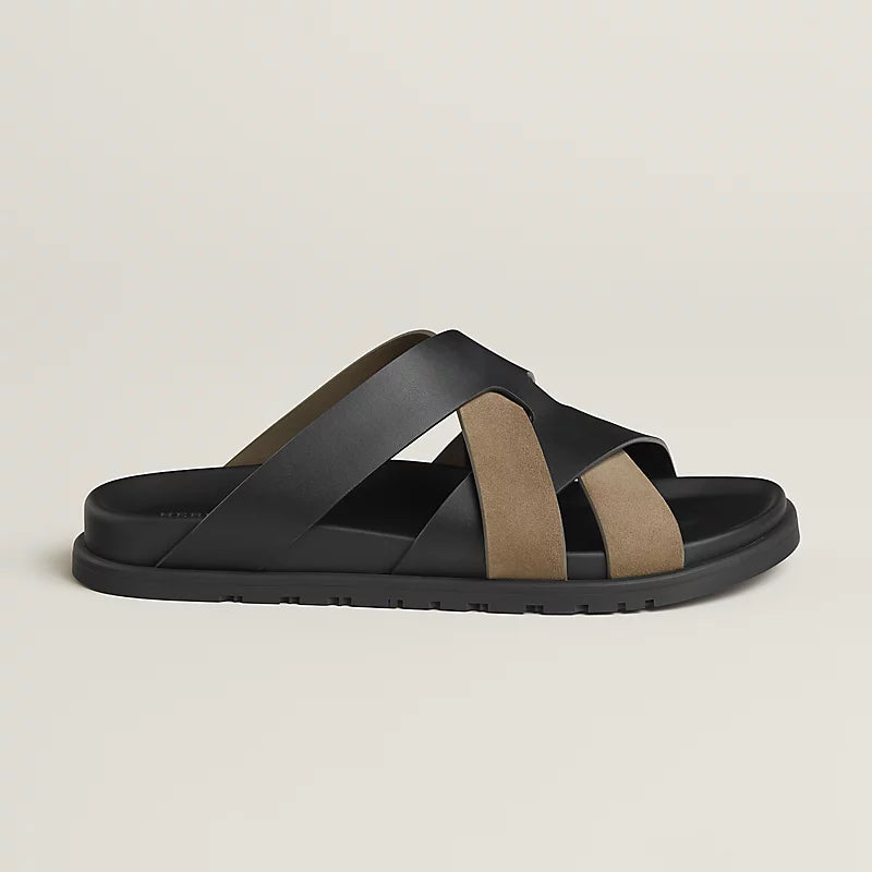 Hermès Kazimir noir / étoupe
